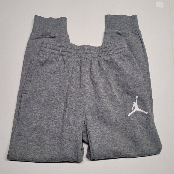 Jodan Boy’s sweatpants size Small color gray white - Picture 1 of 4